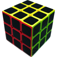 Cubo Mágico 3x3 Carbono