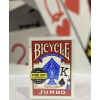 Baralho Bicycle Index Jumbo Vermelho